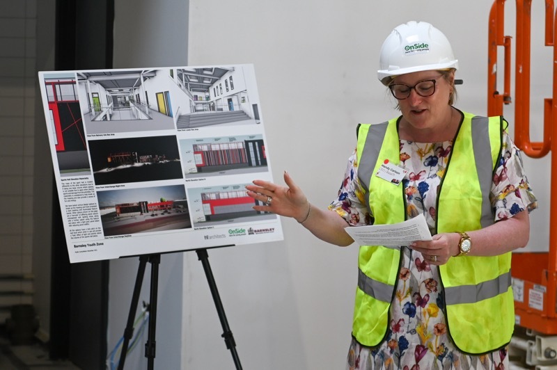 Other image for Visitors get first glimpse as state-of-the-art youth zone takes shape